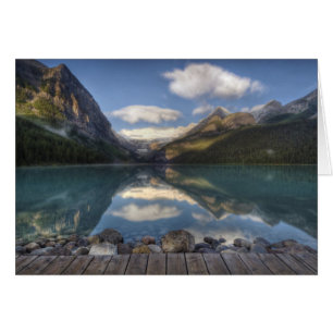 Lago Louise al amanecer, Parque Nacional Banff,