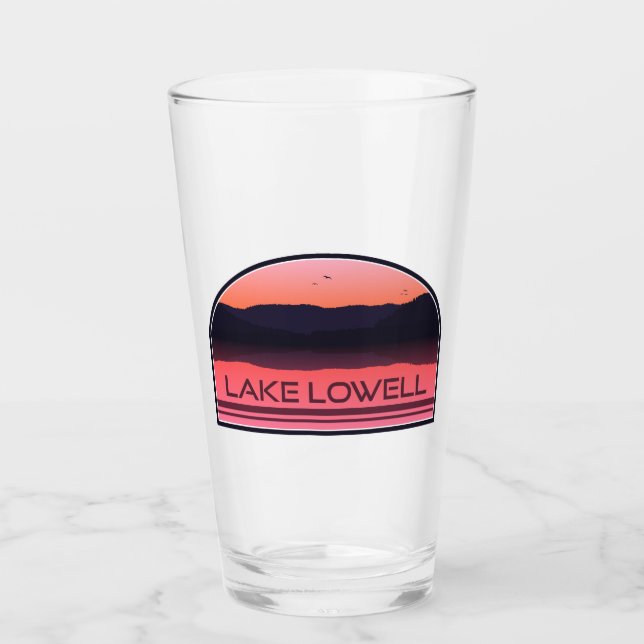 Lago Lowell Idaho Red Sunrise (Anverso)