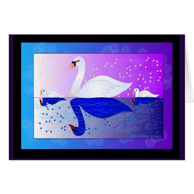 Lago mágico swan de Debbie Jensen (Anverso (Horizontal))
