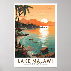 Lago Malaui África Sunset Viaje de arte