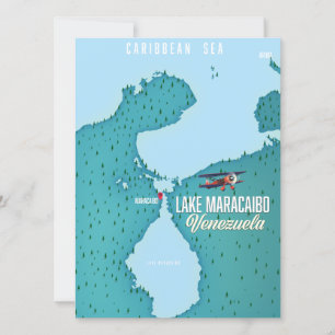 Lago Maracaibo, Venezuela mapa de navegación.