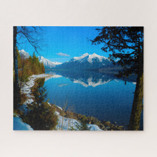 Lago McDonald Monte Vaught Montana. Rompecabezas