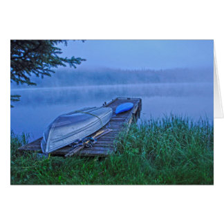 Lago Misty, Dock, Barco de Fila y Escena Natural K