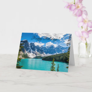 Lago Moraine, tarjeta del Parque Nacional Banff