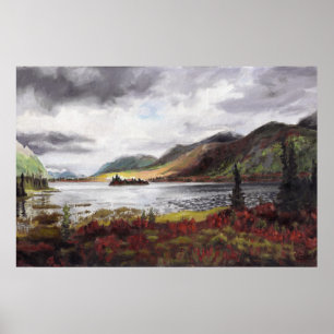 Lago Norte en otoño: impresión de 36x24