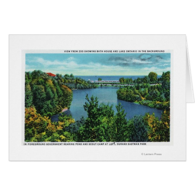 Lago Ontario y Parque Durand Eastman (Anverso (Horizontal))
