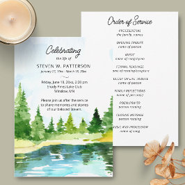 Lago Pine Trees, Programa Memorial Funeral