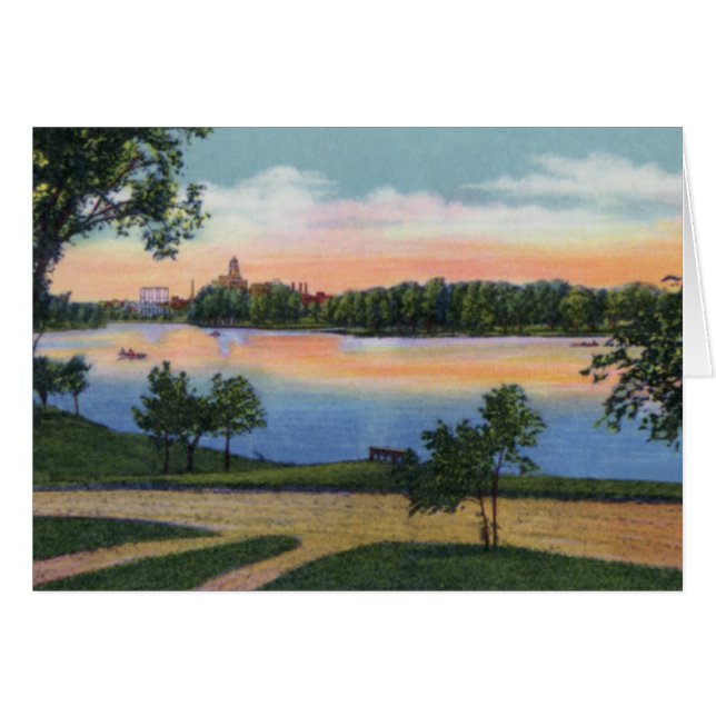 Lago Plateado Rochester Minnesota (Anverso (Horizontal))