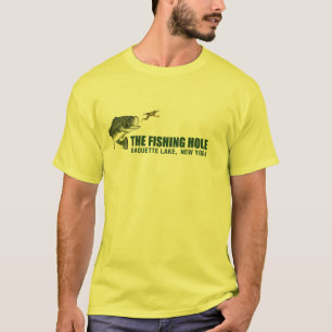 Lago Raquette de la camisa de la pesca de la