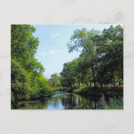 Lago Roath Park, Cardiff, postal de Gales