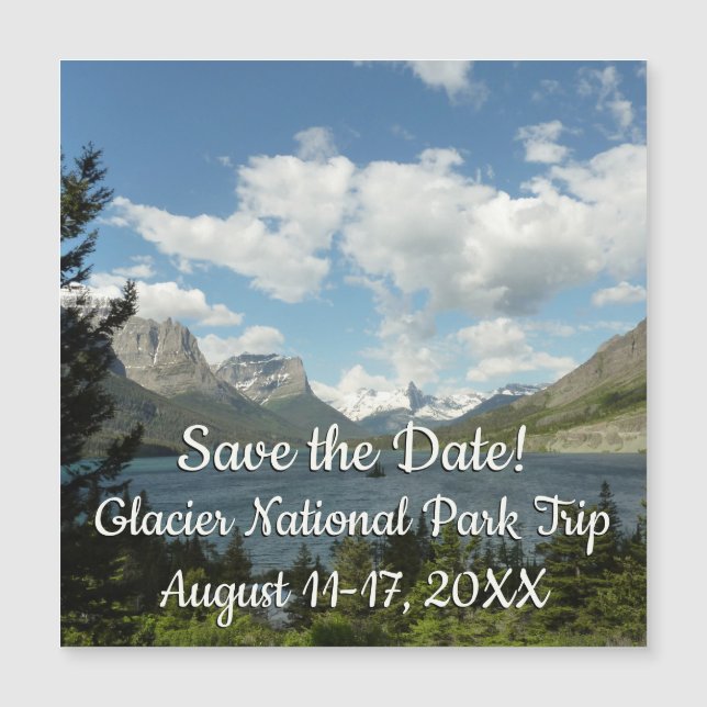 Lago Santa María II en el Parque Nacional Glacier (Anverso)