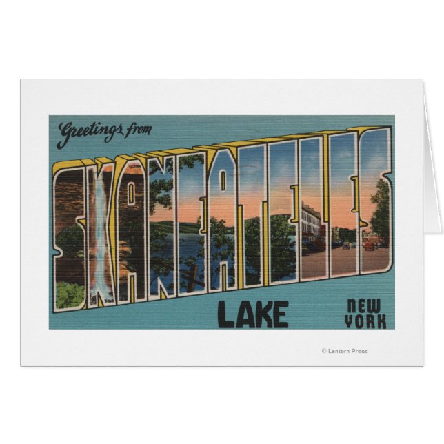 Lago Skaneateles, Nueva York - Escenas de letras g (Anverso (Horizontal))