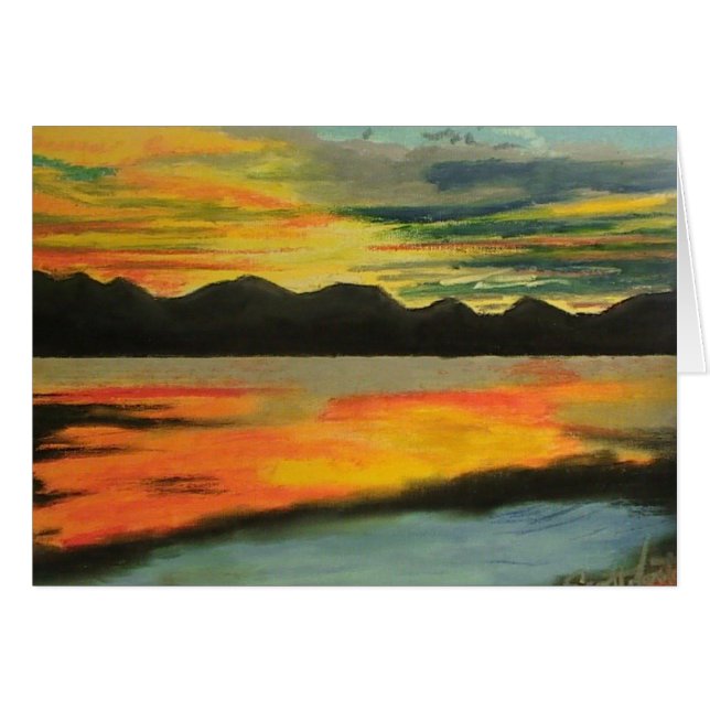 Lago sunset (Anverso (Horizontal))