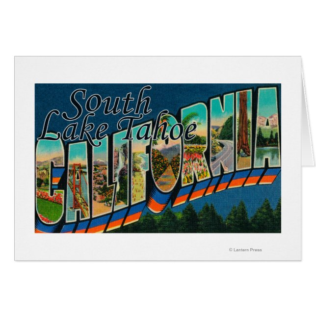 Lago Sur de Tahoe, California (Anverso (Horizontal))