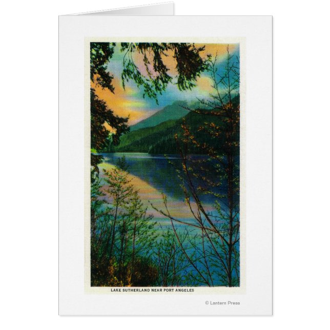 Lago Sutherland nuevo Puerto Ángeles, WA (Frente)