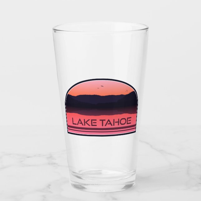 Lago Tahoe California Nevada Red Sunrise (Anverso)