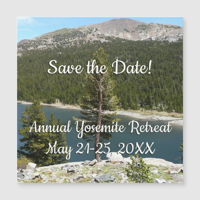 Lago Tenaya en el Parque Nacional Yosemite (Anverso)