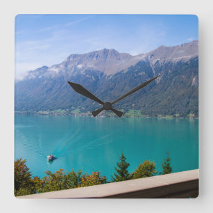 Lago Tranquilidad Agua de serenidad Reloj de pared