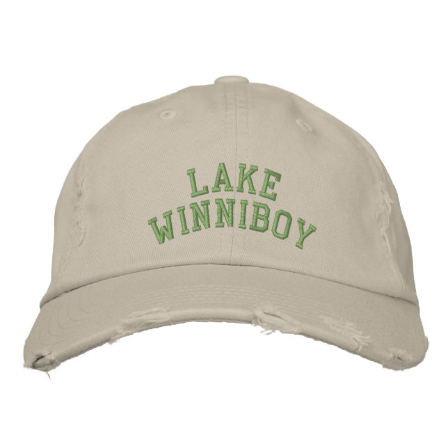 Lago Winnipesaukee: Gorra Personalizado LAKE WINNI (Anverso)