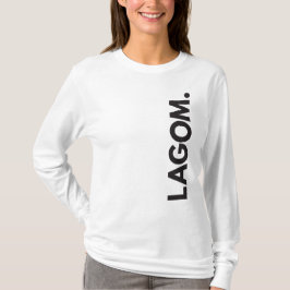 LAGOM. Camiseta de mangas largas