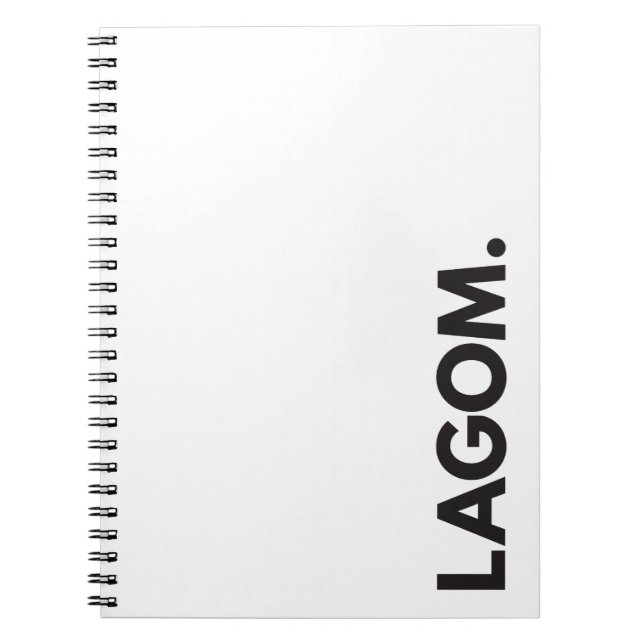 LAGOM. Cuaderno (Frente)