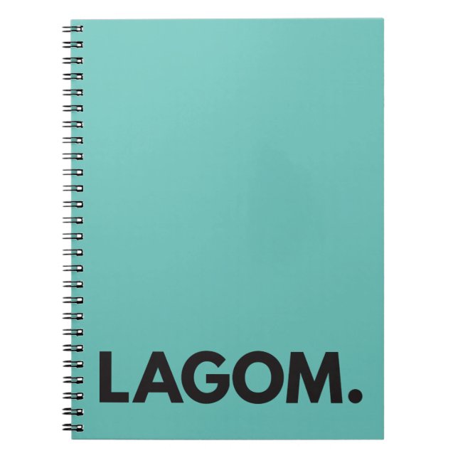 LAGOM. Cuaderno (Frente)
