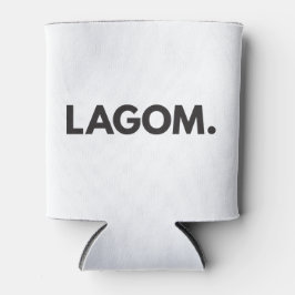 LAGOM. Enfriador de latas negro y blanco