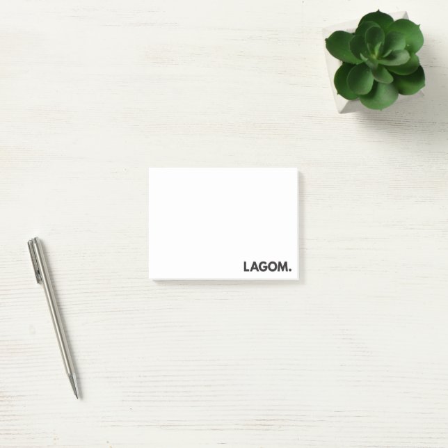 LAGOM. Notas Post-It (Oficina)