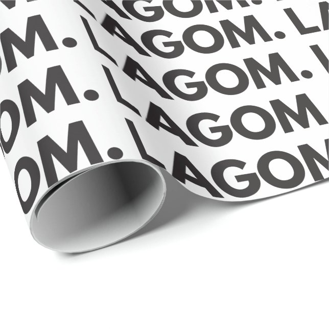 LAGOM. Papel de regalo (Esquina del rollo)