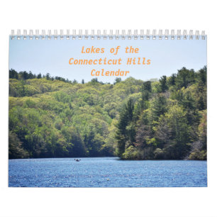 Lagos del calendario de las colinas de Connecticut