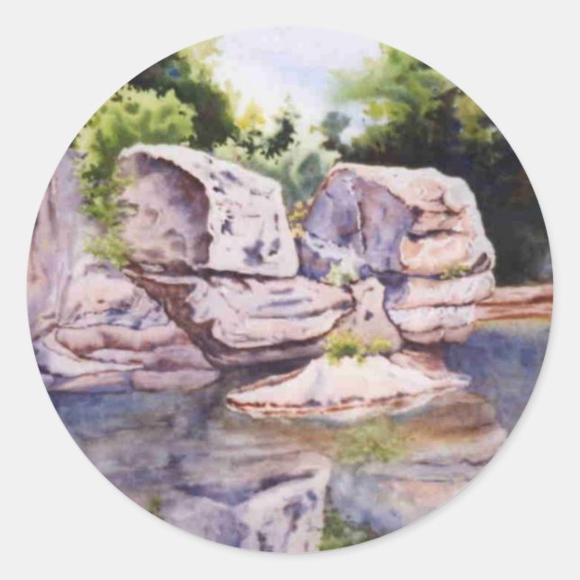 Lagos, ríos, calles, Pegatina de agua (Anverso)