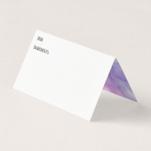 Lágrima de color morado dentro de las tarjetas de