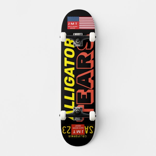 LÁGRIMAS DE CAIMÁN Skateboard (Anverso)