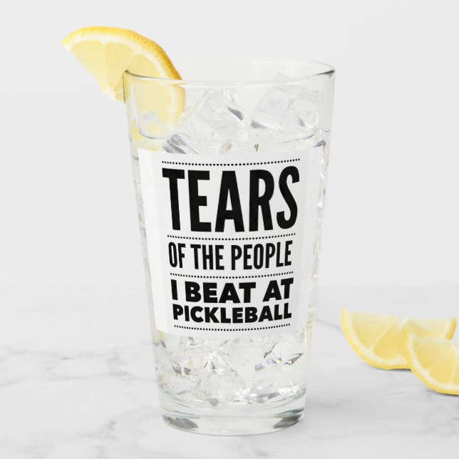 LÁGRIMAS DE LA GENTE A LA QUE GOLPEÉ EN PICKLEBALL (Anverso (hielo))