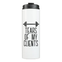 Lágrimas de las botellas de regalo de entrenador p