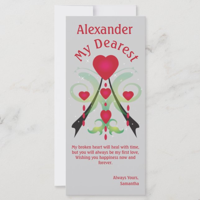 Lágrimas de un corazón roto (Anverso)