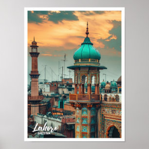 Lahore Pakistan El arte es un lugar famoso