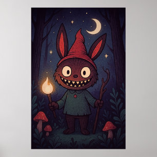 Lahuhu, una criatura caprichosa - arte fantasmal