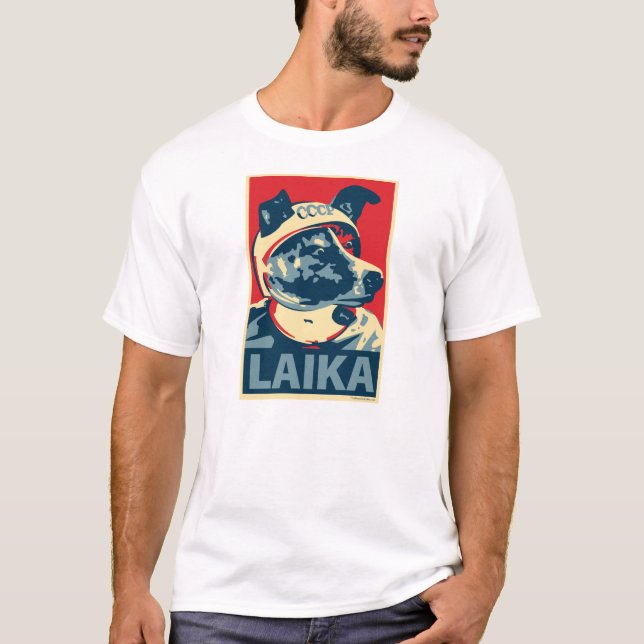 Laika el perro del espacio - Laika: Camiseta de (Anverso)