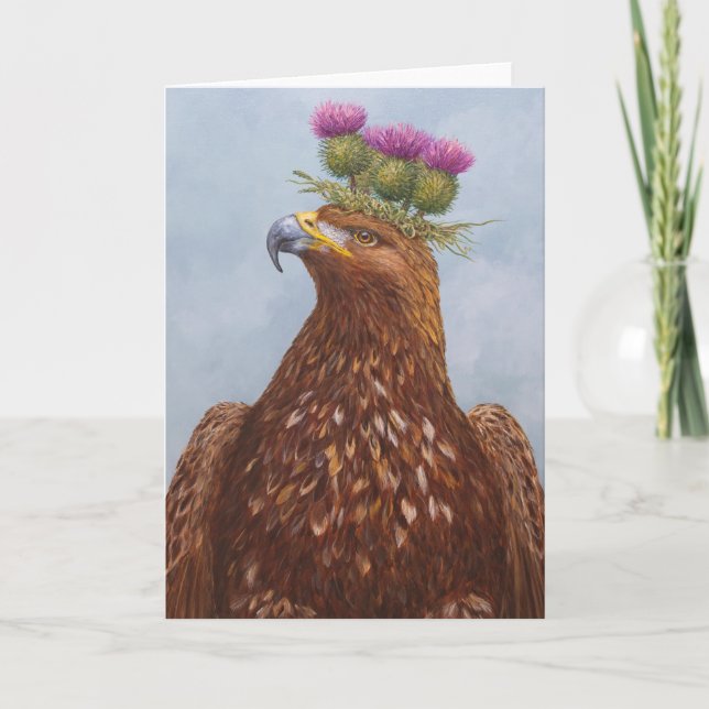 Laird de la tarjeta de felicitación de las tierras (Anverso)