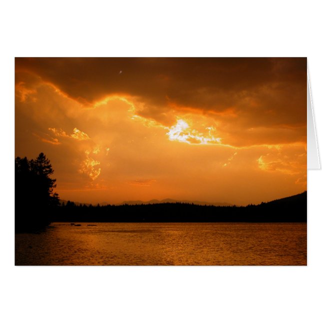 Lake Five Sunset (Anverso (Horizontal))