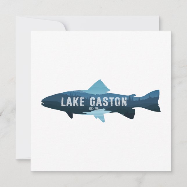 Lake Gaston North Carolina Virginia Fish (Anverso)