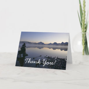 Lake McDonald en Sunrise Te agradezco su tarjeta
