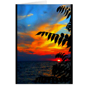Lake Winnebago Sunset Cualquier Tarjeta De Ocasió