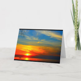 Lake Winnebago Sunset Cualquier Tarjeta De Ocasión