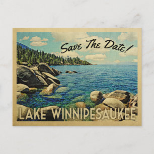 Lake Winnipesaukee Guardar Las Postales Vintage De