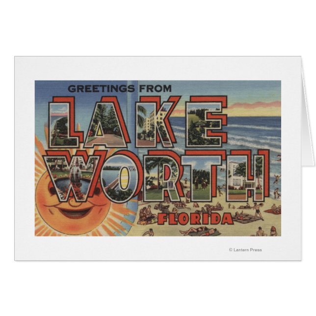 Lake Worth, Florida - Grandes Escenas de letras (Anverso (Horizontal))