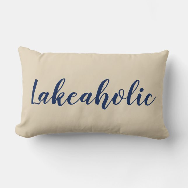 Lakeaholic | Almohada de la Casa del Lago (Anverso)
