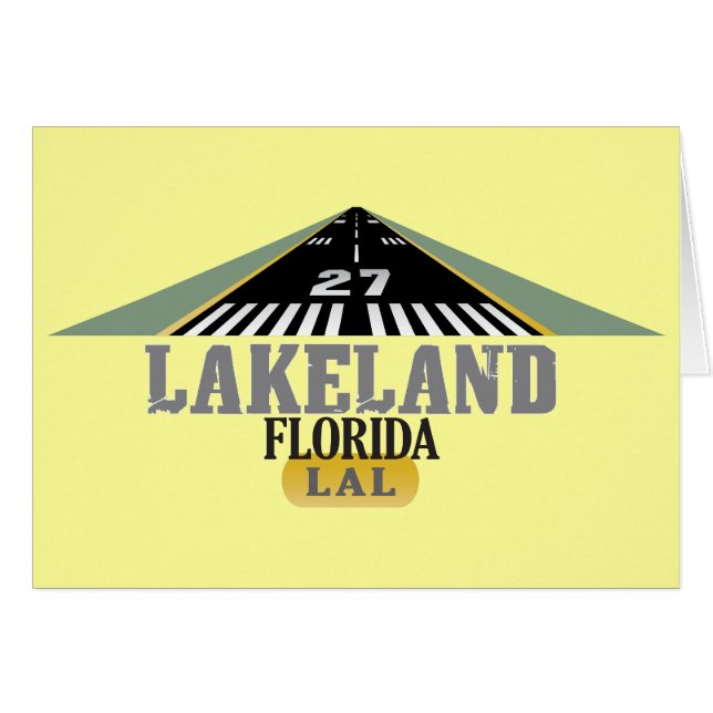 Lakeland FL - Airport Runway (Anverso (Horizontal))