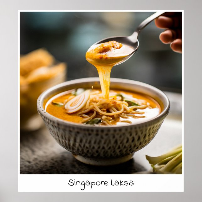 Laksa de Singapur - Impresión de archivos (Frente)